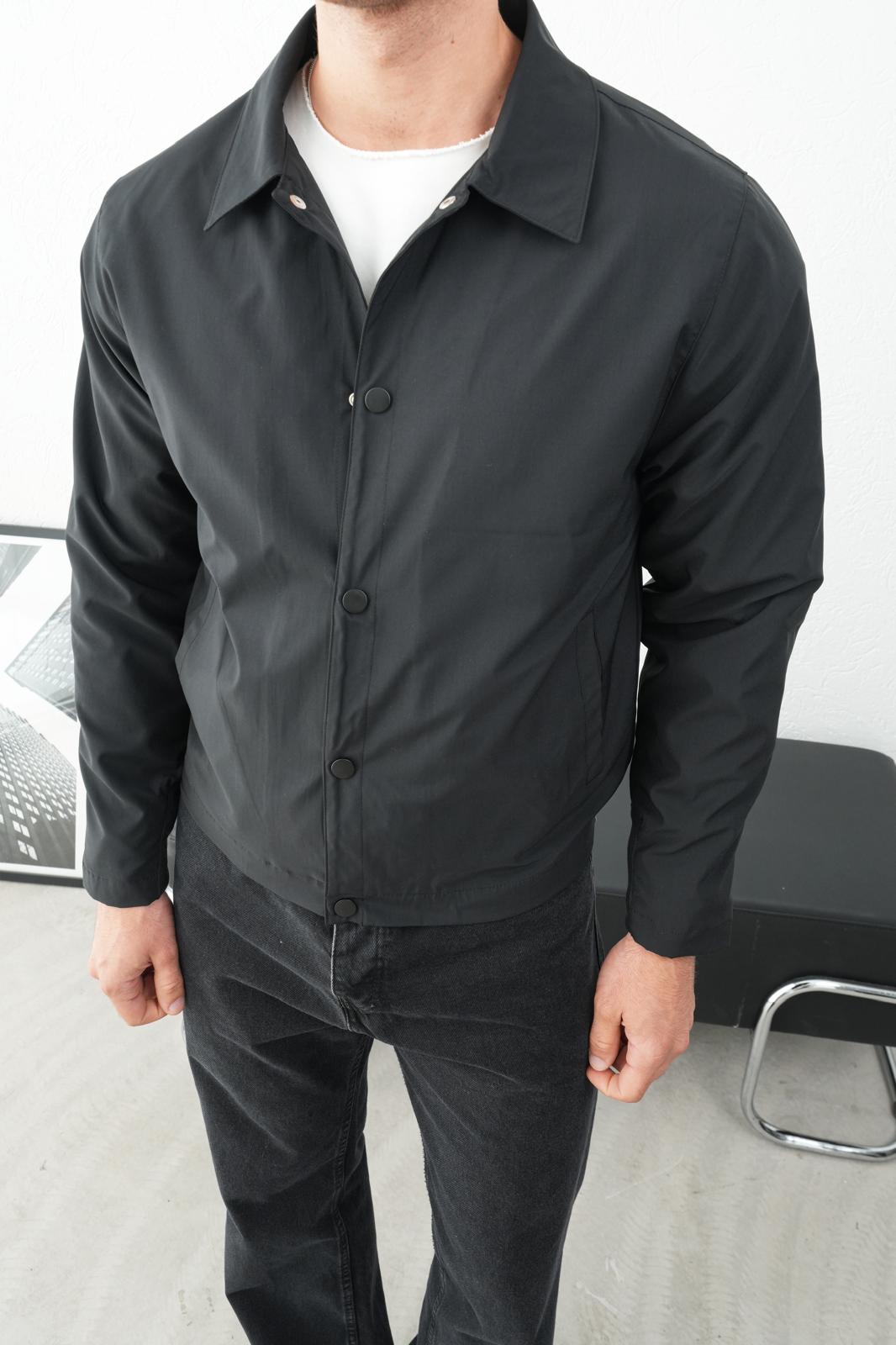 JACKET BOXY BLACK BLACK 2345