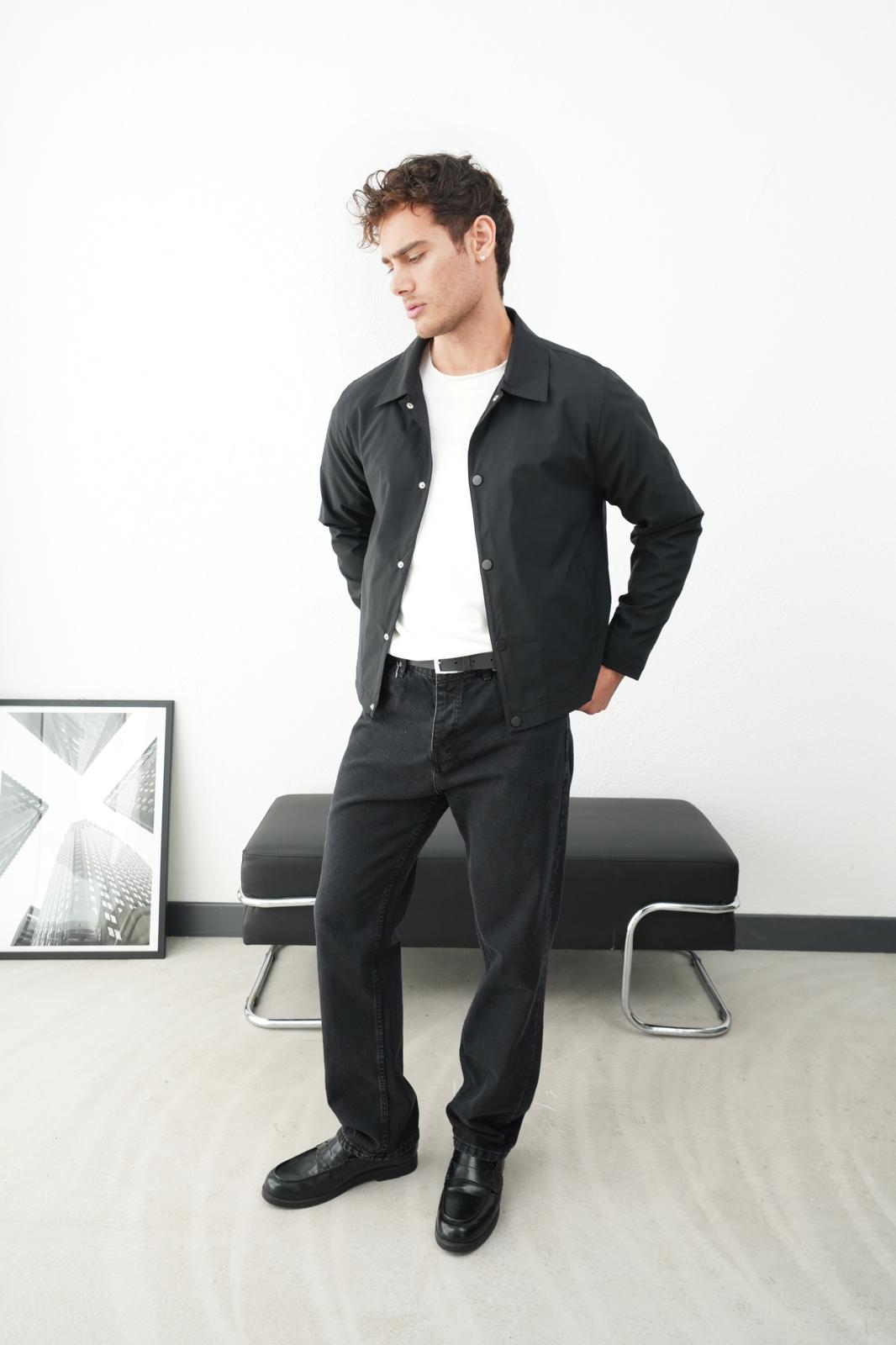 JACKET BOXY BLACK BLACK 2345