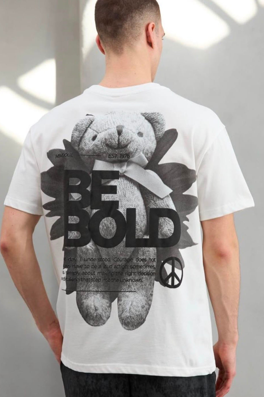 T-SHIRT EK BE BOLD WHITE