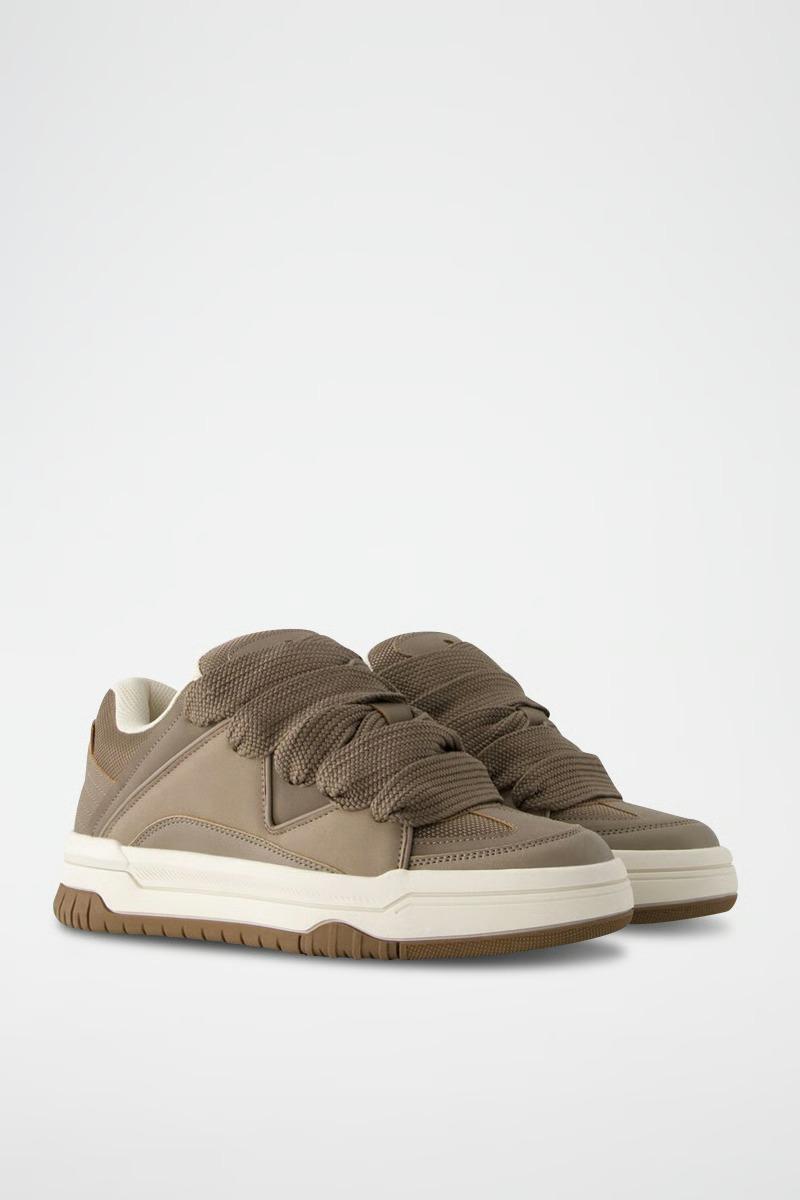 SNEAKERS SKATE BROWN BERSHKA ORIGINAL