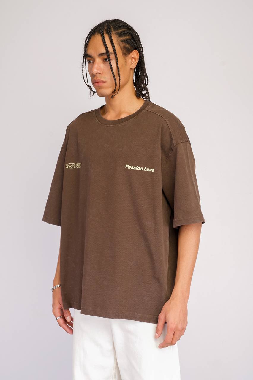 T-SHIRT BR PASSION LOVE BROWN 20-208