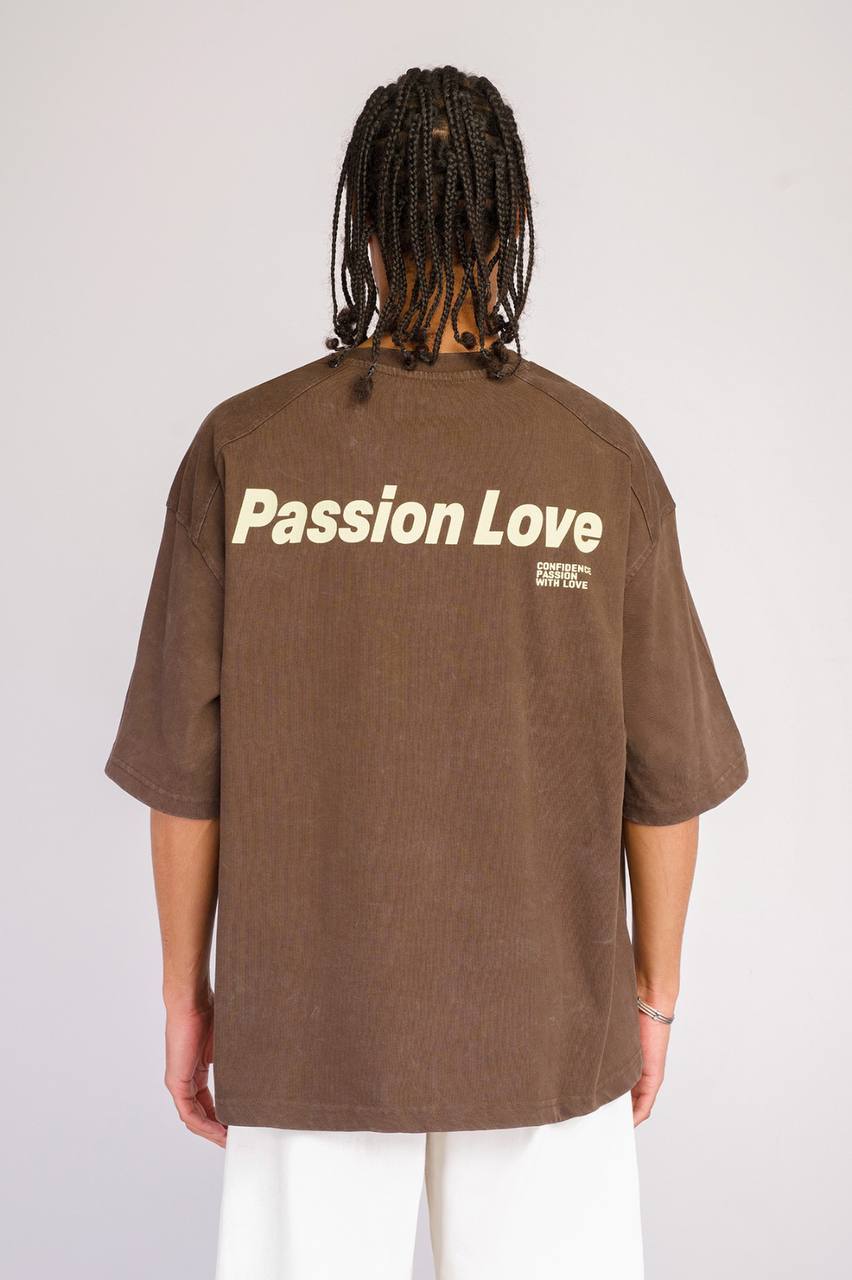 T-SHIRT BR PASSION LOVE BROWN 20-208