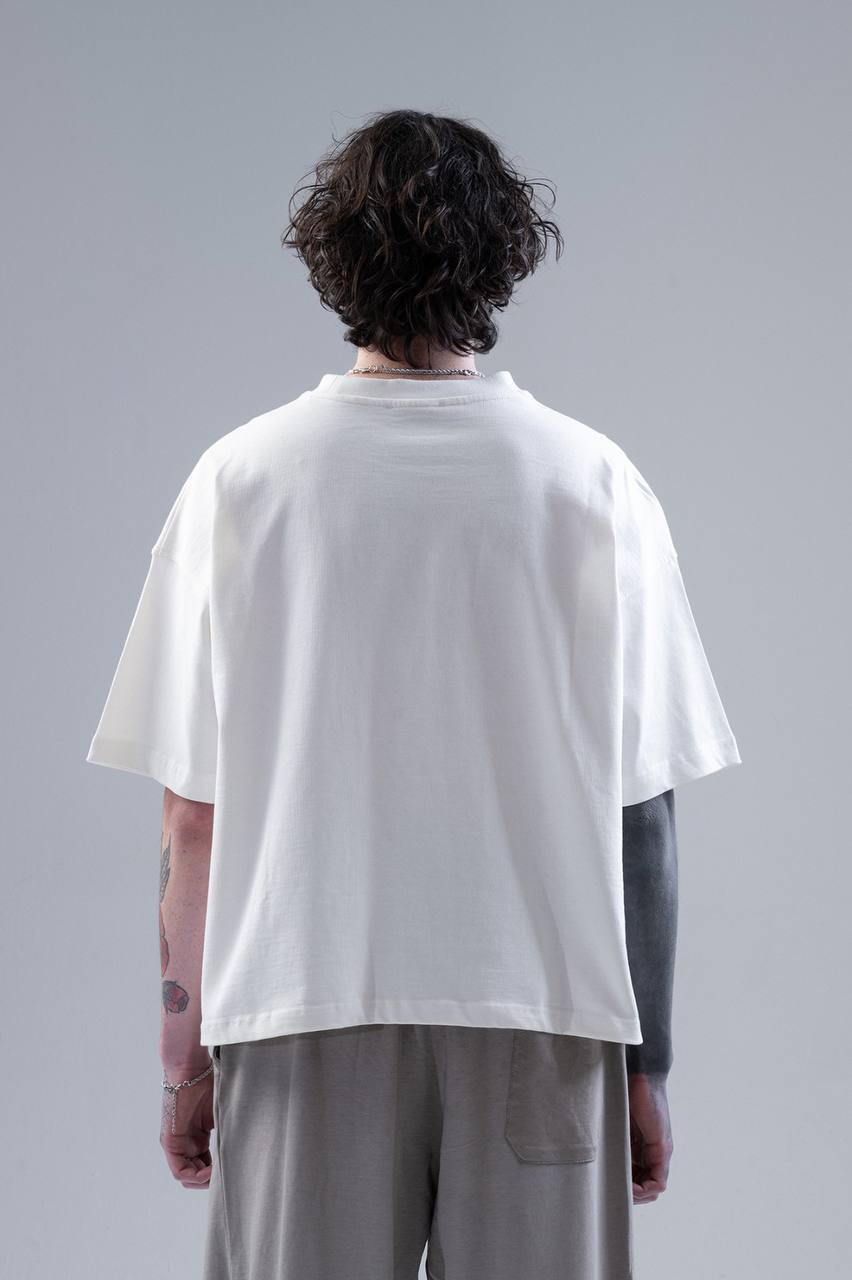 T-SHIRT CROP BASIC WHITE 20-206