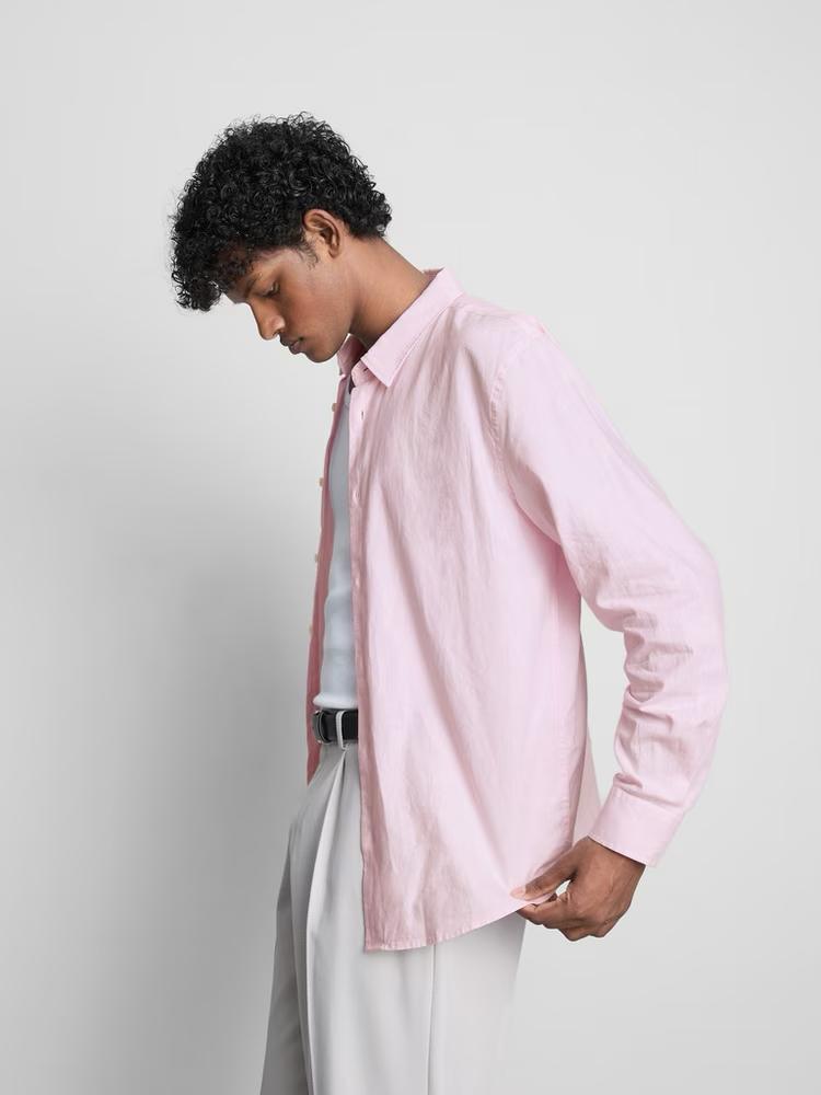 CHEMISE LIN VM PINK V40-54