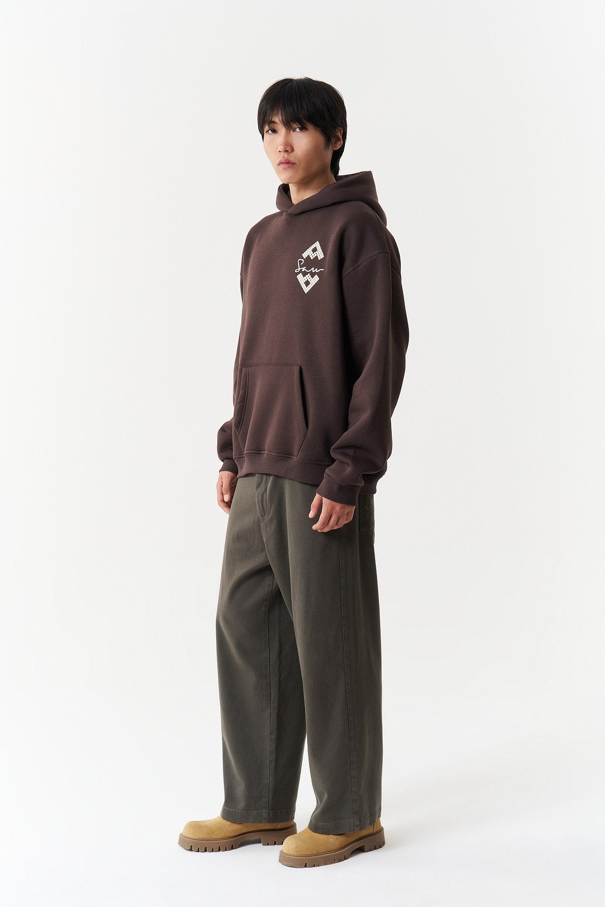 HOODIES SW BROWN 5216