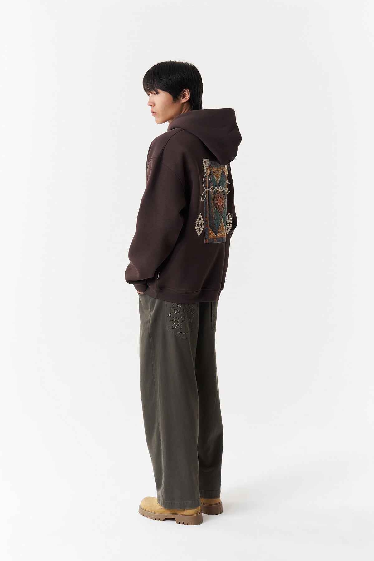HOODIES SW BROWN 5216