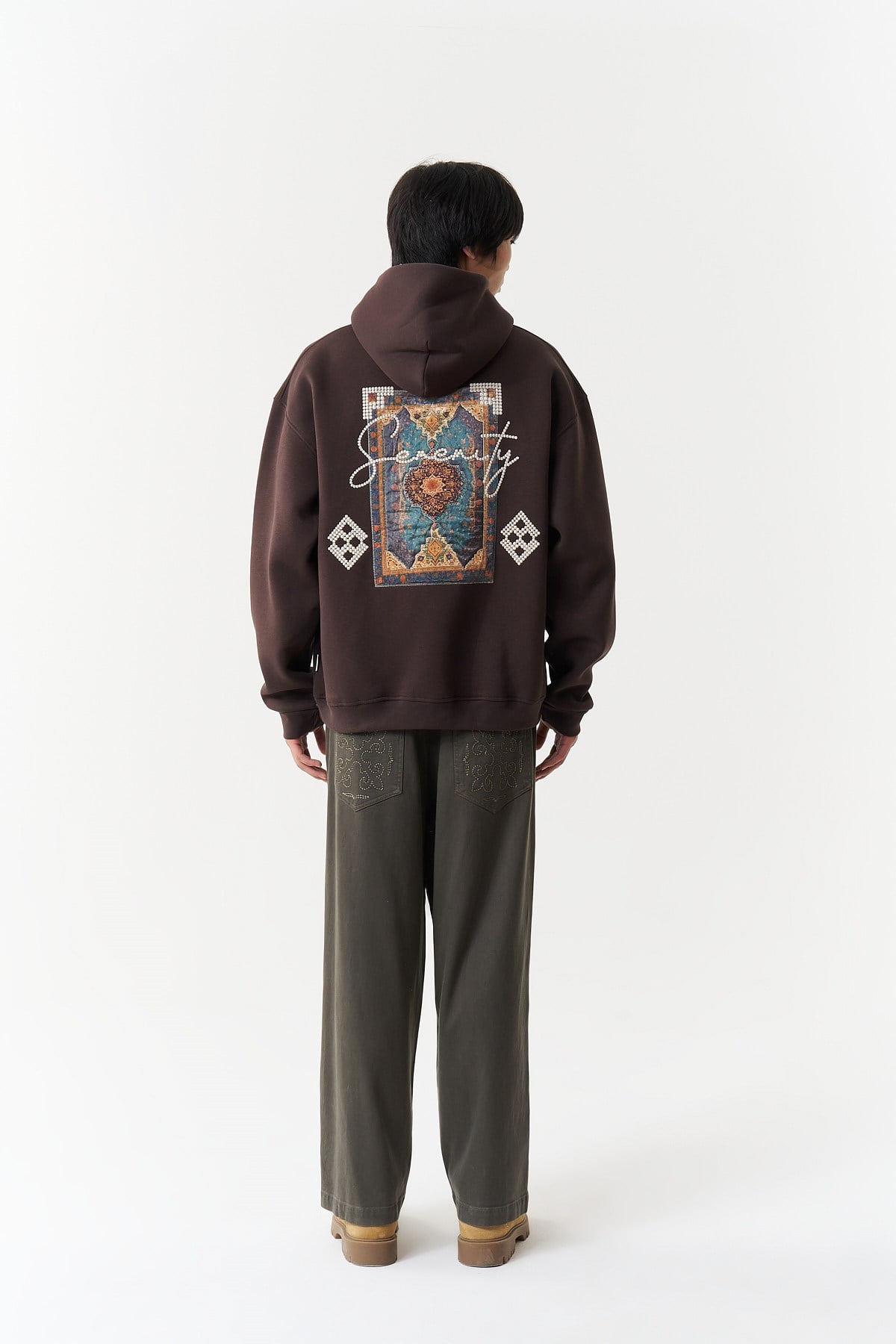 HOODIES SW BROWN 5216