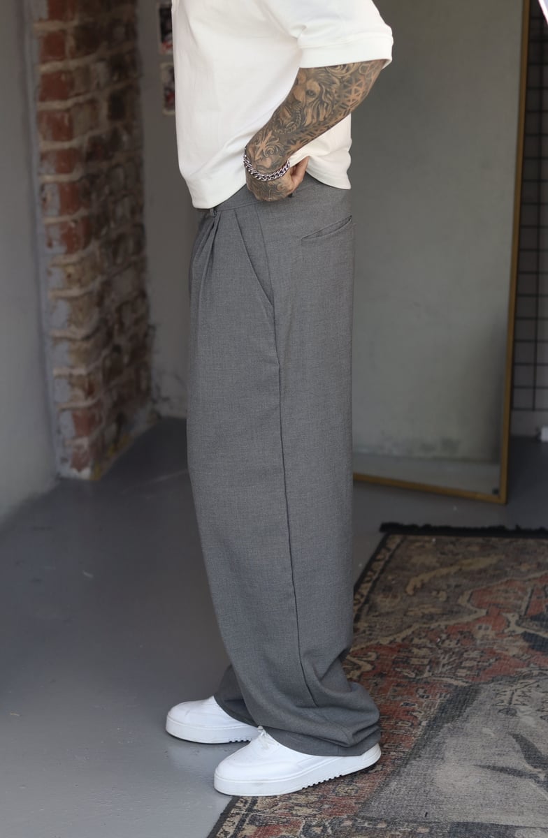 PANTALON CLASSE OVERSIZE GREY 40-09-2