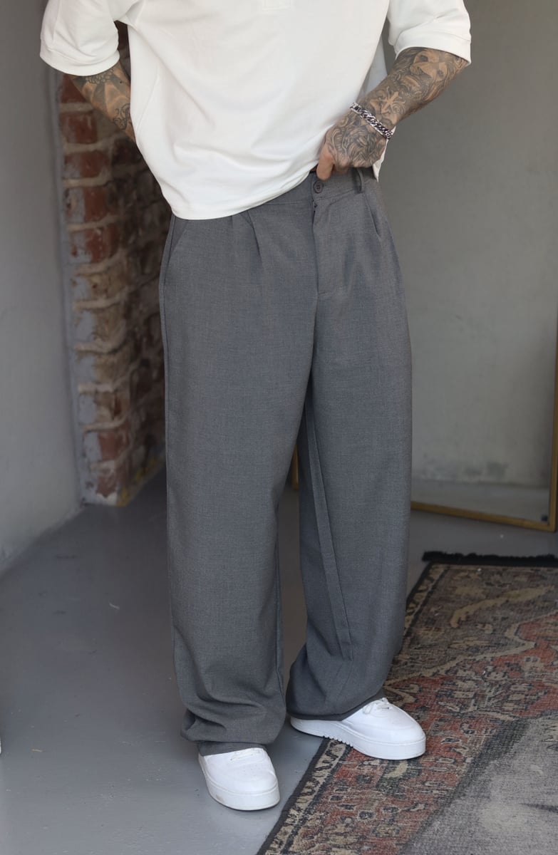 PANTALON CLASSE OVERSIZE GREY 40-09-2