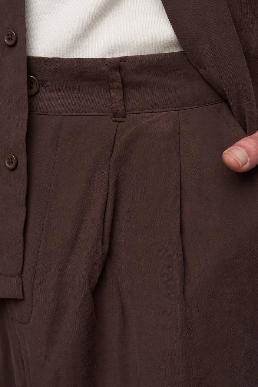 ENSEMBLE AVEC CHEMISE BROWN 30-203