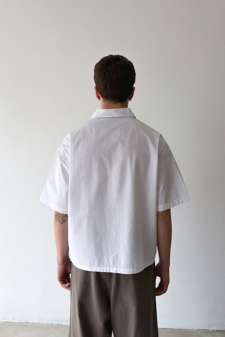 CHEMISE CROP BR WHITE 10-216