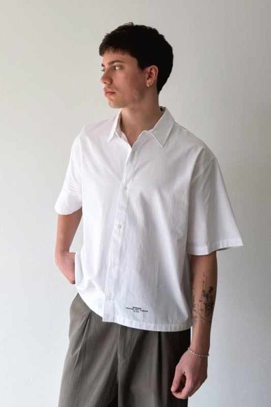 CHEMISE CROP BR WHITE 10-216