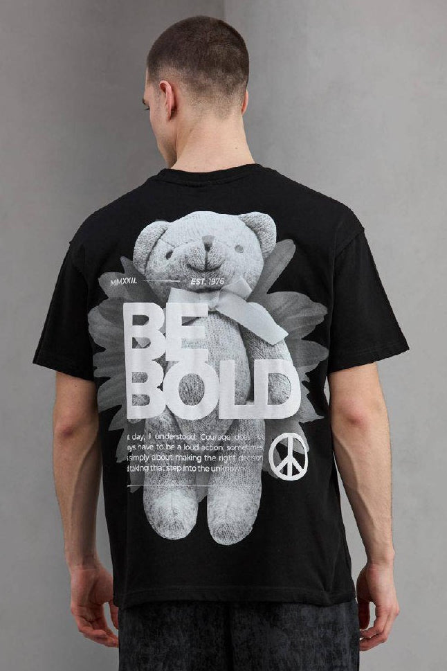 T-SHIRT EK BE BOLD BLACK