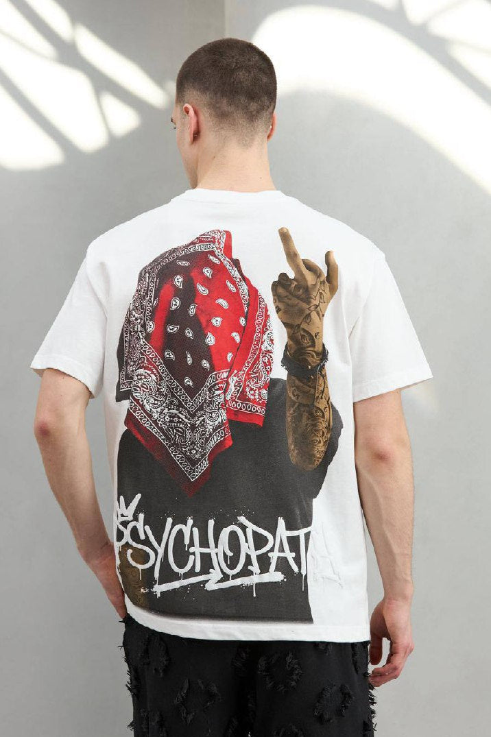 T-SHIRT EK PSYCHOPATH WHITE