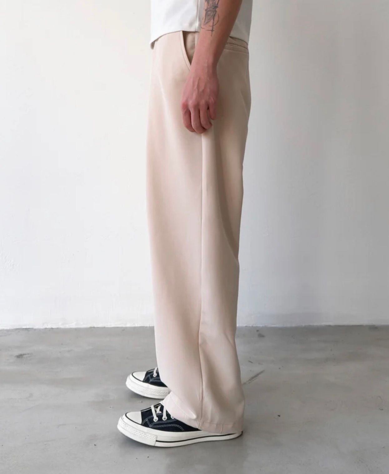 TROUSER BALLOON PANTS ECRU GST 5842