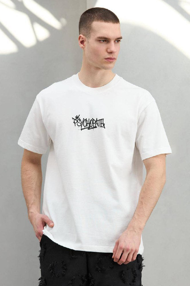T-SHIRT EK PSYCHOPATH WHITE