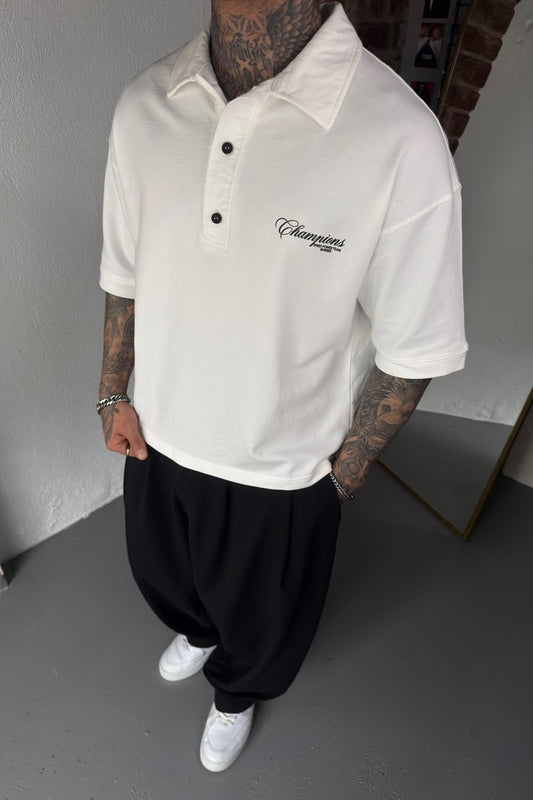 POLO CROP BR WHITE 20-216