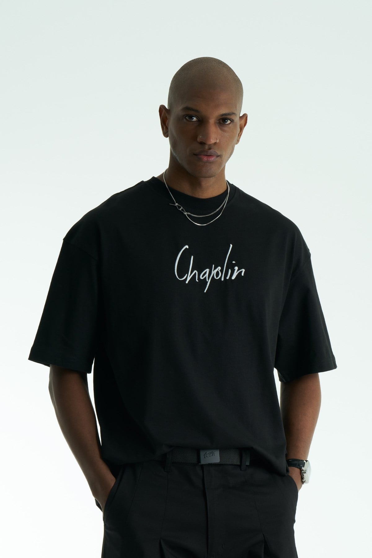 T-SHIRT SW CHAPLIN BLACK 5066
