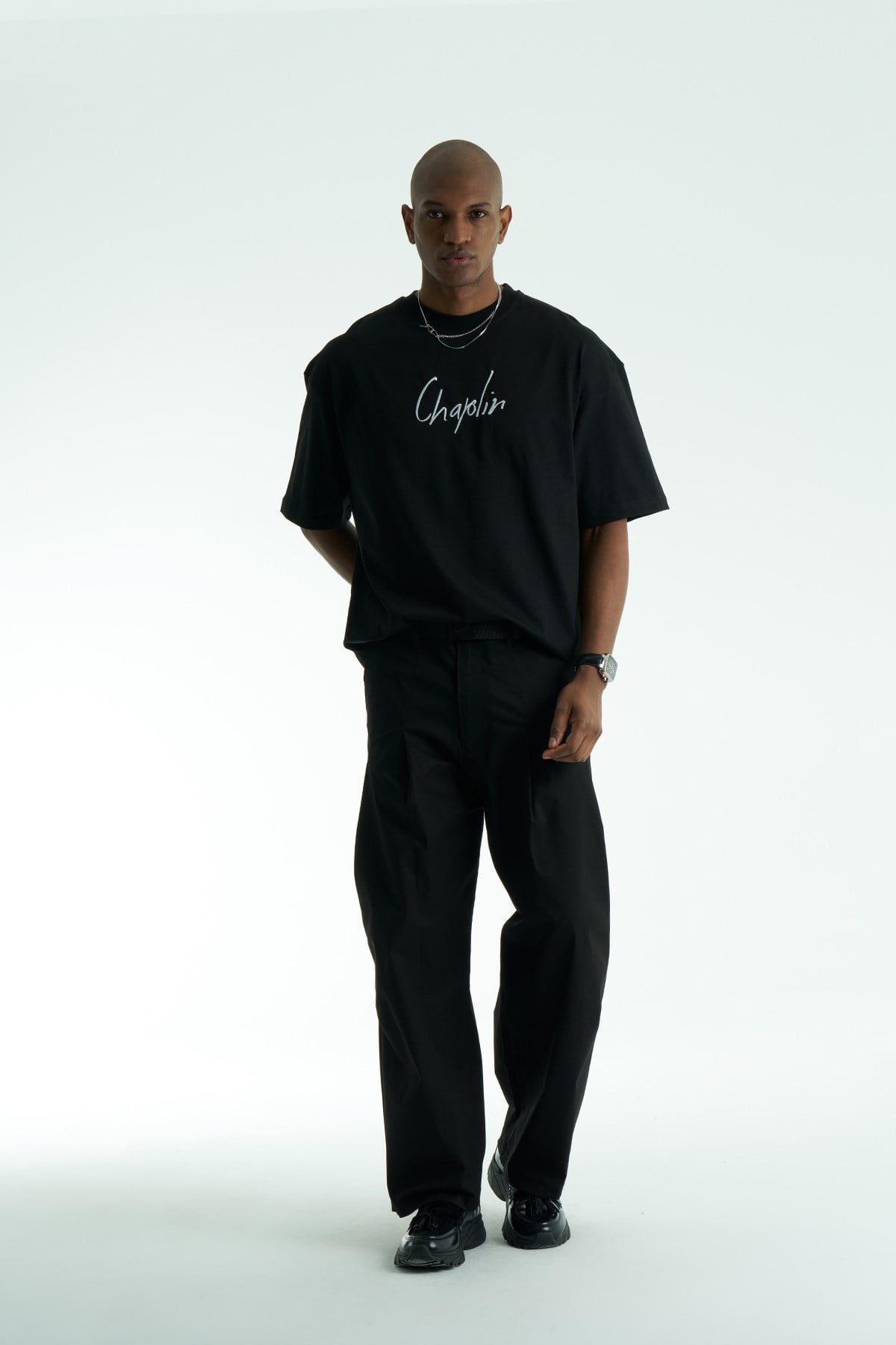 T-SHIRT SW CHAPLIN BLACK 5066
