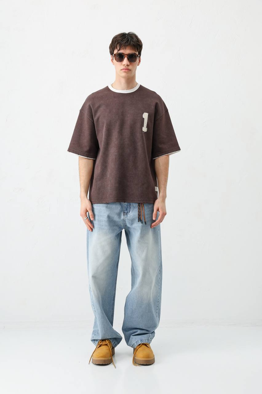 T-SHIRT VM 1 BROWN V70-134