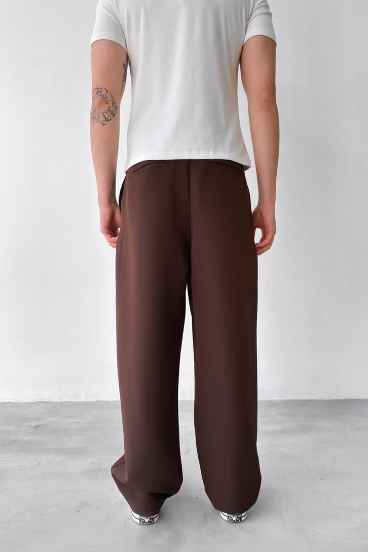 TROUSER BALLOON PANTS BROWN GST 5842 / V80-48