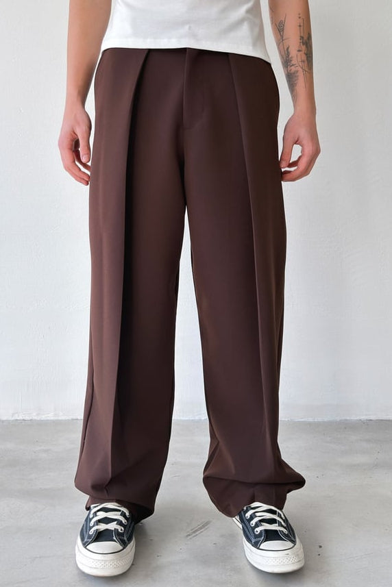 TROUSER BALLOON PANTS BROWN GST 5842 / V80-48