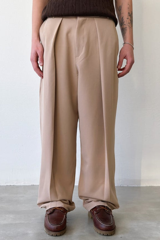 TROUSER BALLOON PANTS MINK VM V80-48