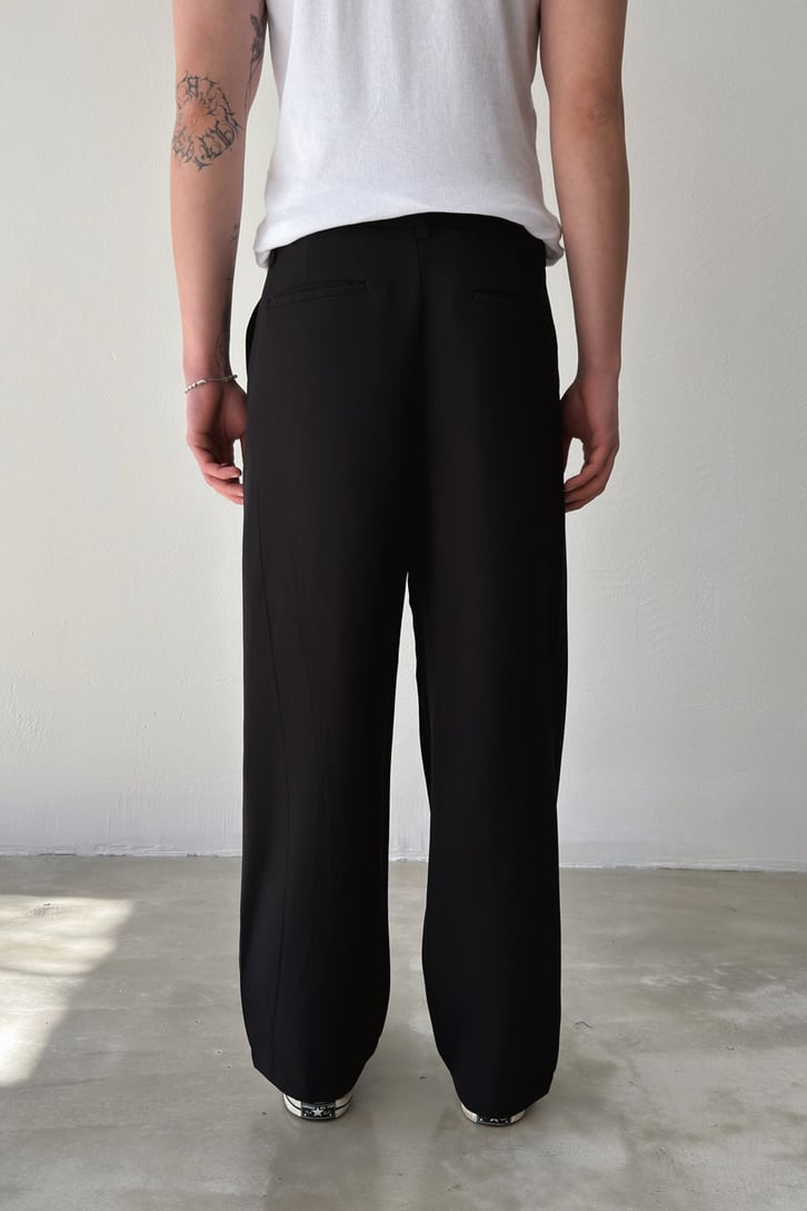 TROUSER BALLOON PANTS BLACK GST 5842 / V80-48