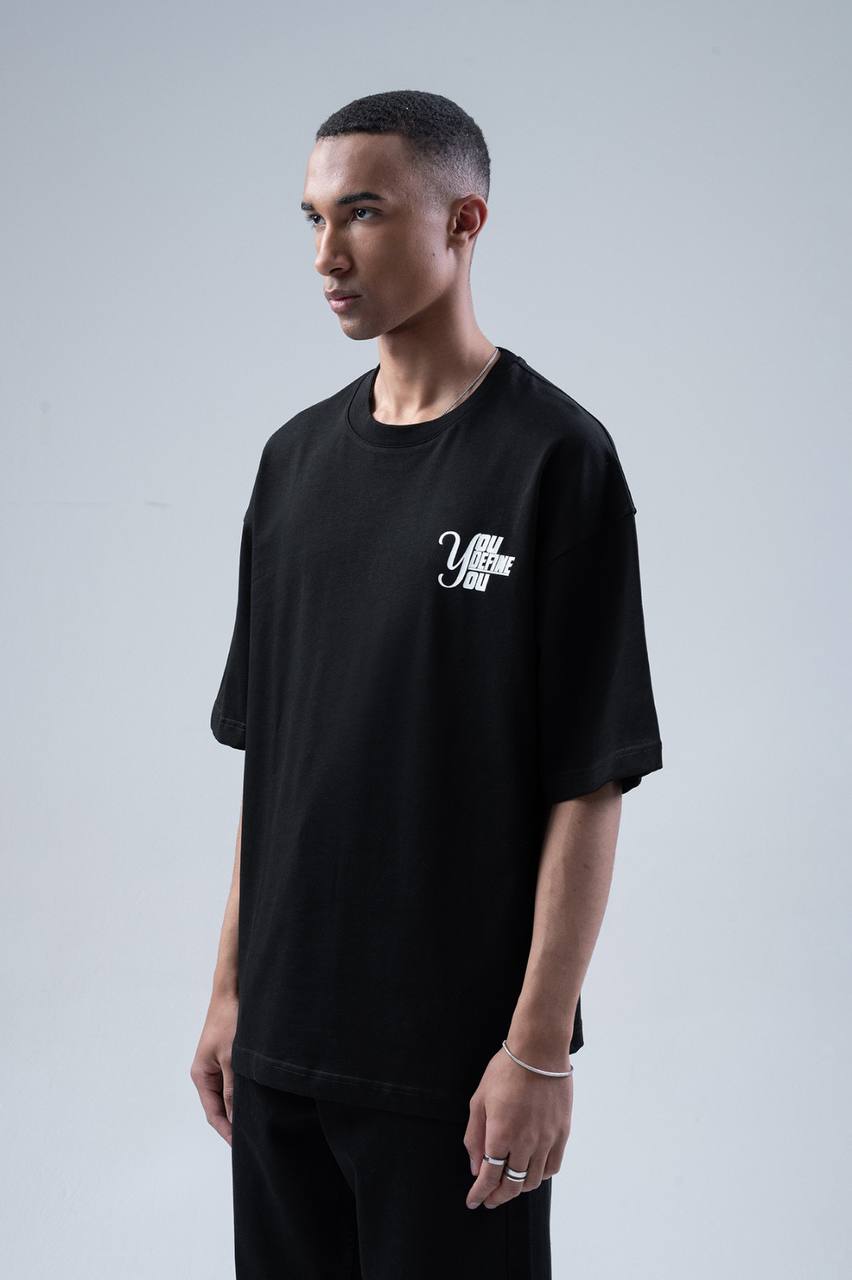 T-SHIRT YOU DEFINE YOU BR BLACK 20-54