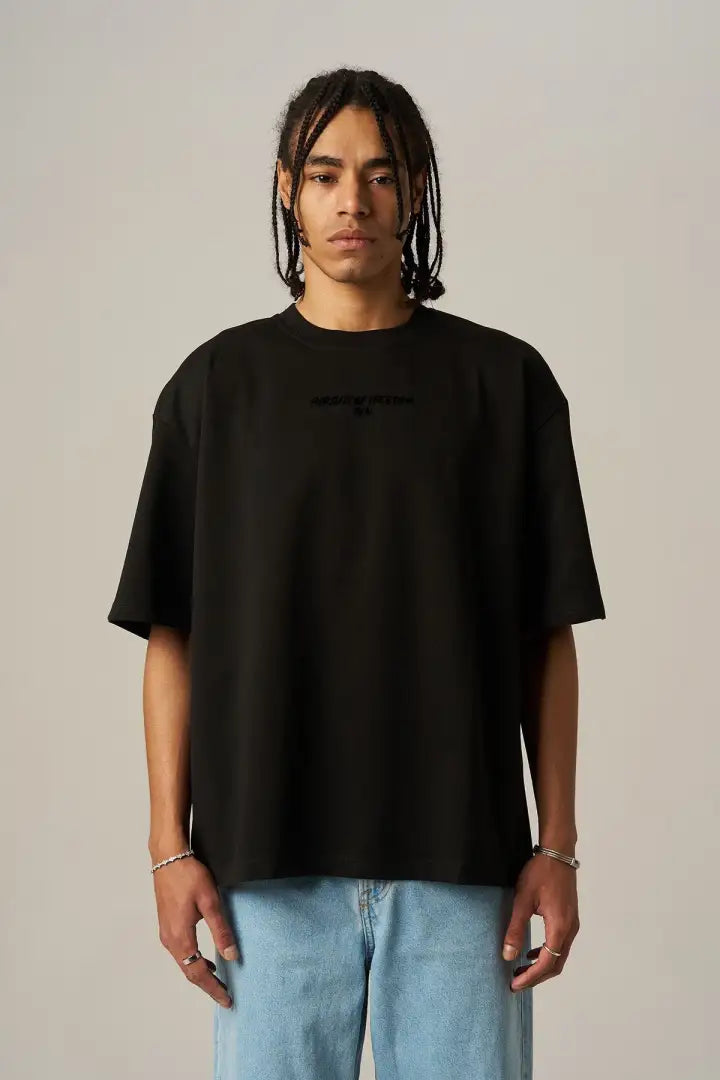 T-SHIRT BU BLACK T-12