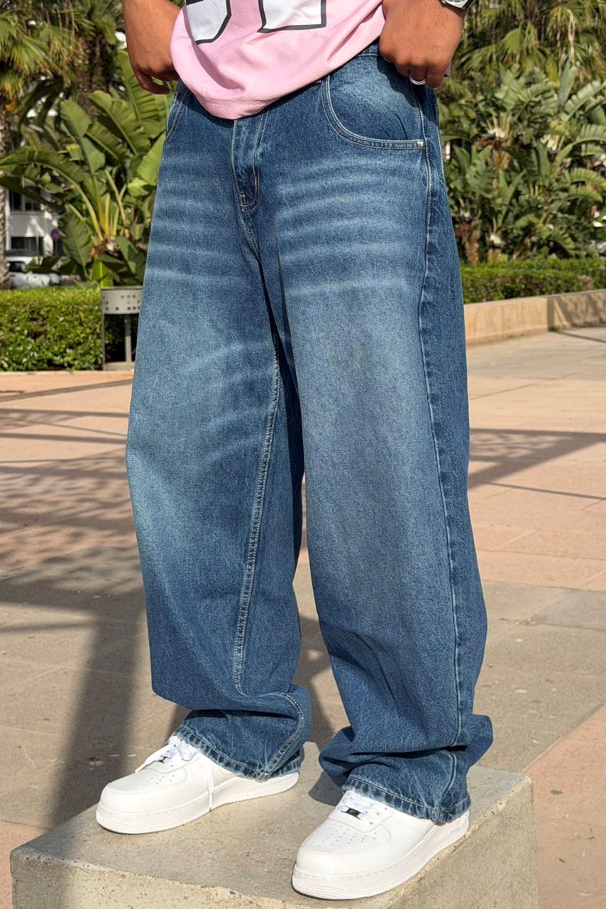 SUPPER BAGGY JEANS TORNADO STYLE BLEU