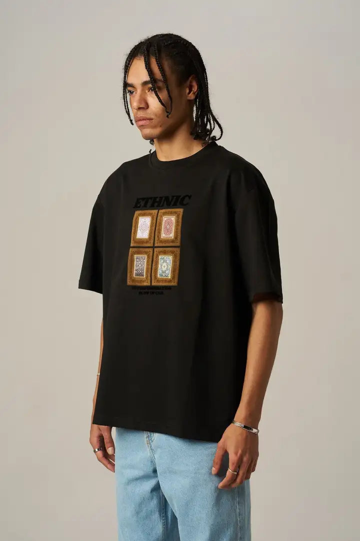 T-SHIRT BU BLACK T-17