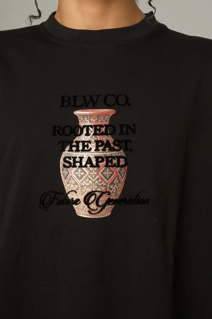 T-SHIRT BU BLACK T-44