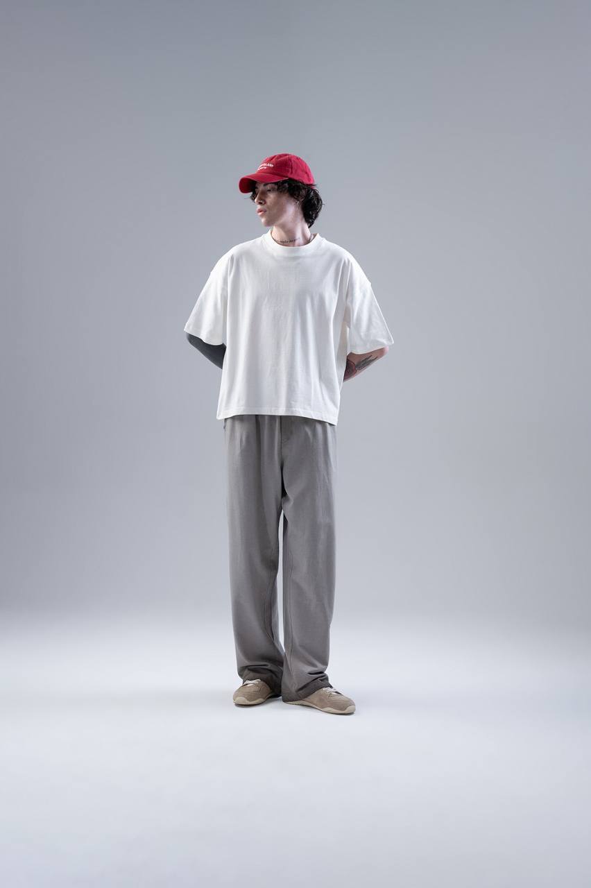 T-SHIRT CROP BASIC WHITE 20-206