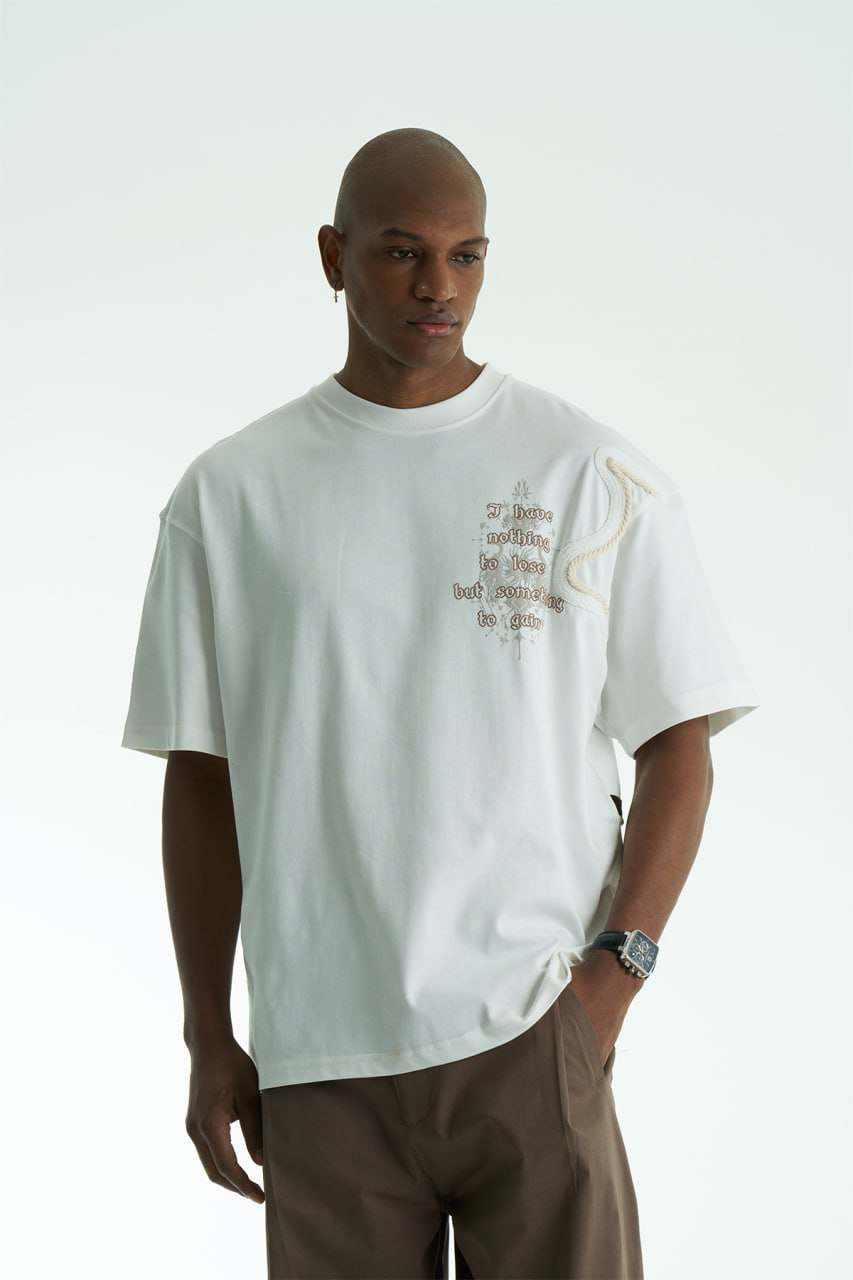 T-SHIRT SW I HAVE NOTHING WHITE 5068