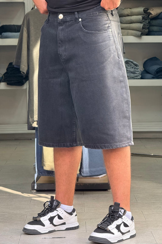 SKATER JORTS NOIR DEGRADE