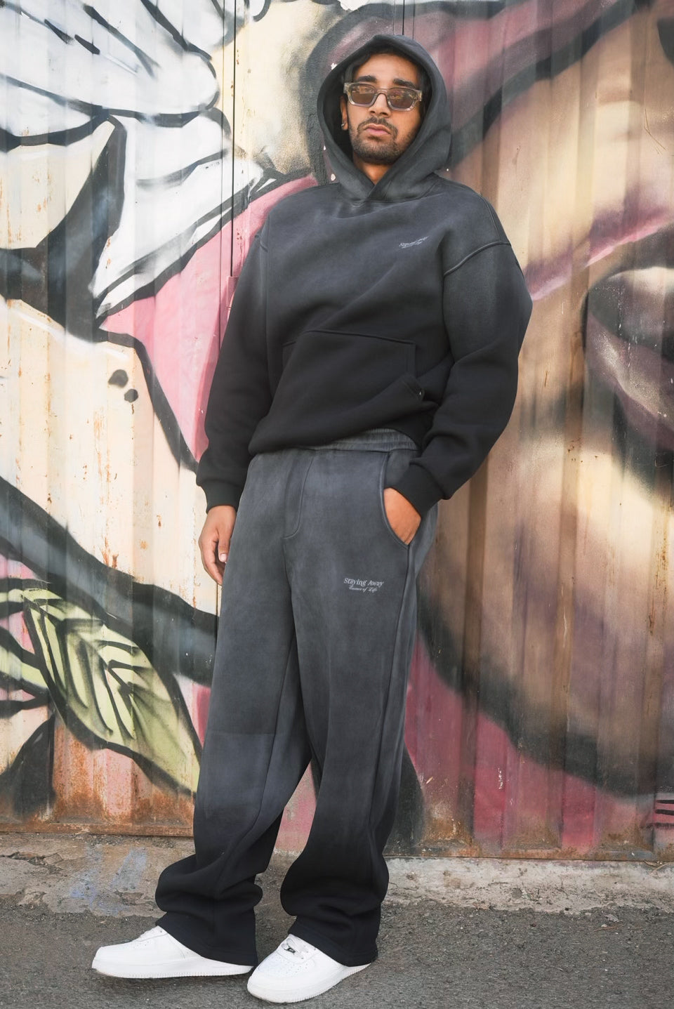 ENSEMBLE WASHED STAYING AWAY BLACK E90-15