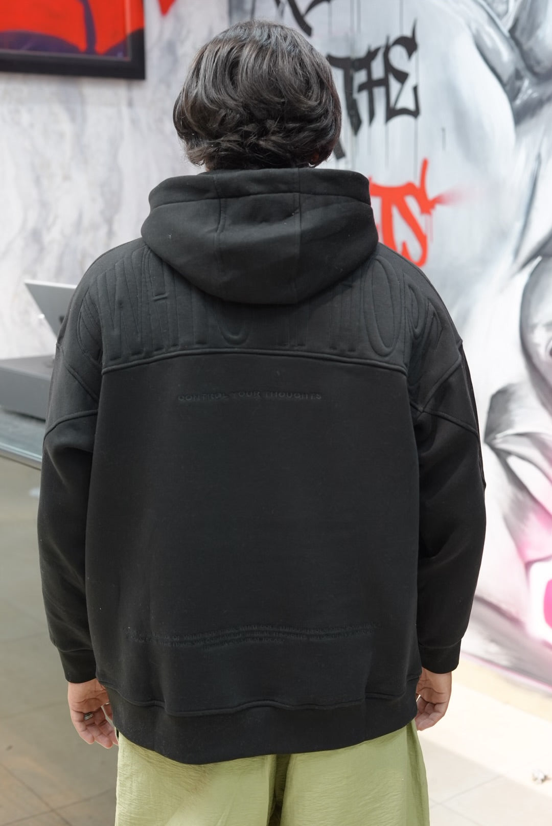 HOODIES ALWAYS A HOPE BLACK swe25018