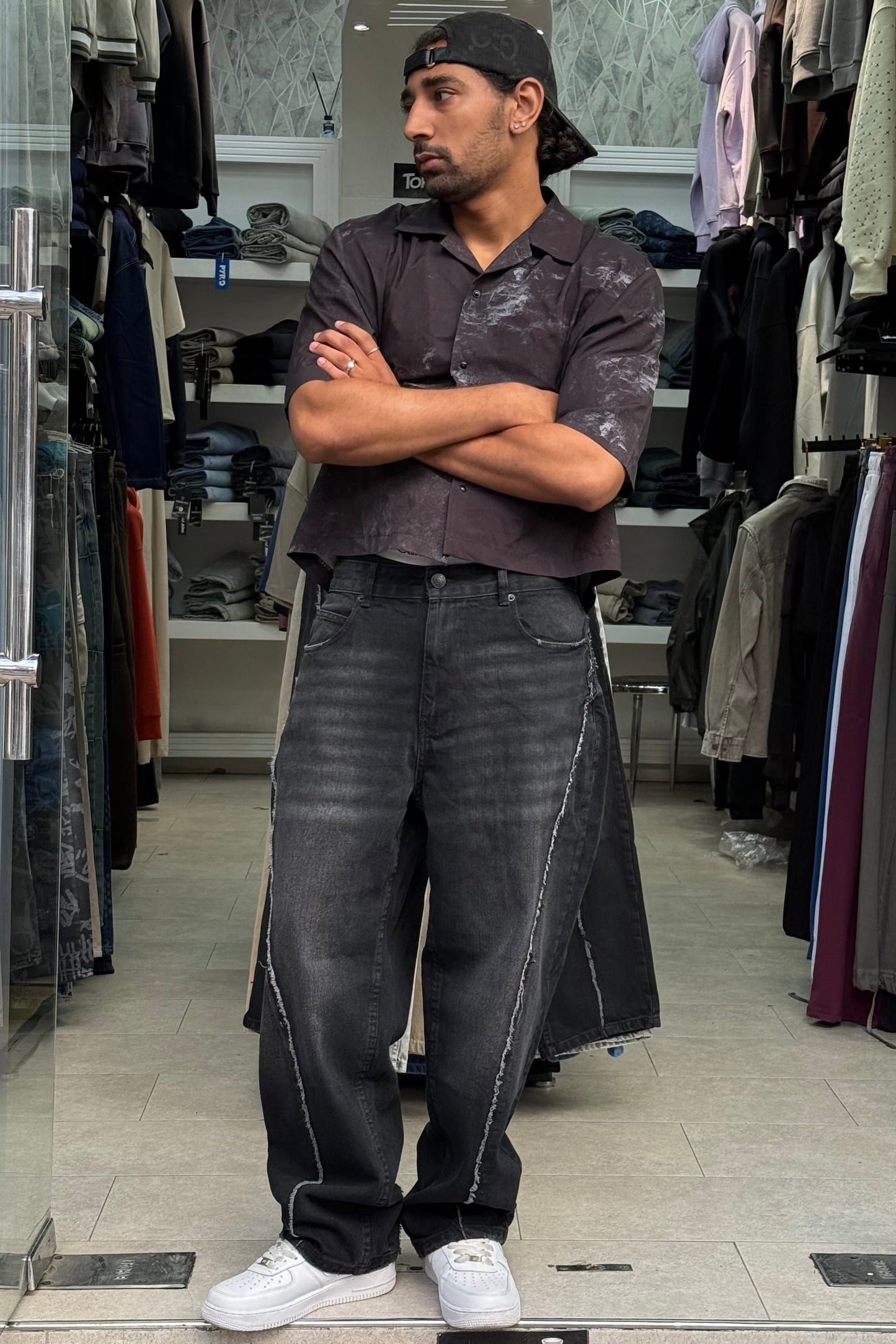 BAGGY JEANS STORM TR NOIR