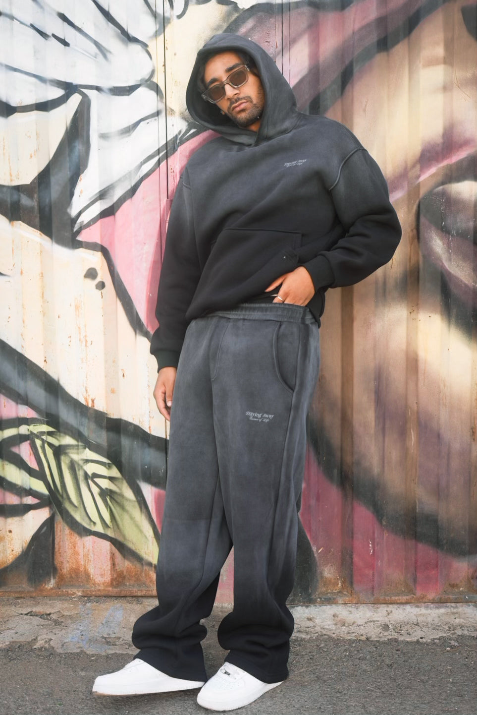 ENSEMBLE WASHED STAYING AWAY BLACK E90-15