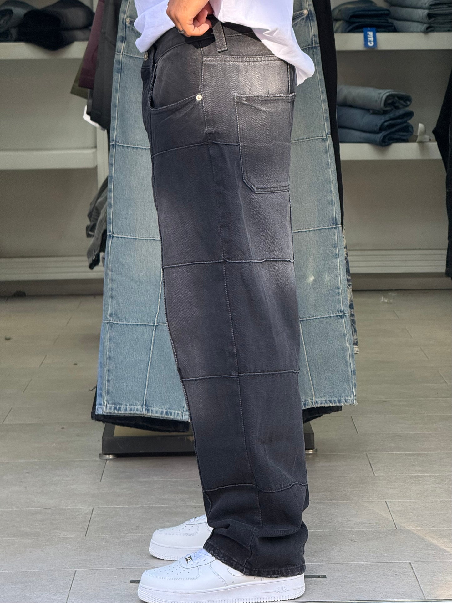 BAGGY JEANS TRETTS V2 NOIR
