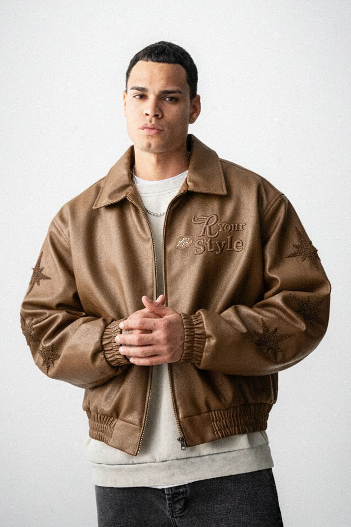 BOMBER YOUR STYLE BROWN 132