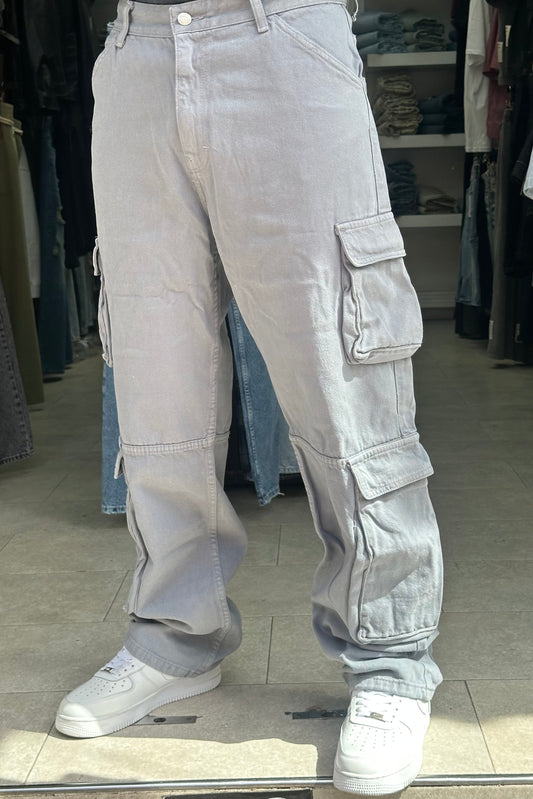 CARGO 8 POCHES GRIS