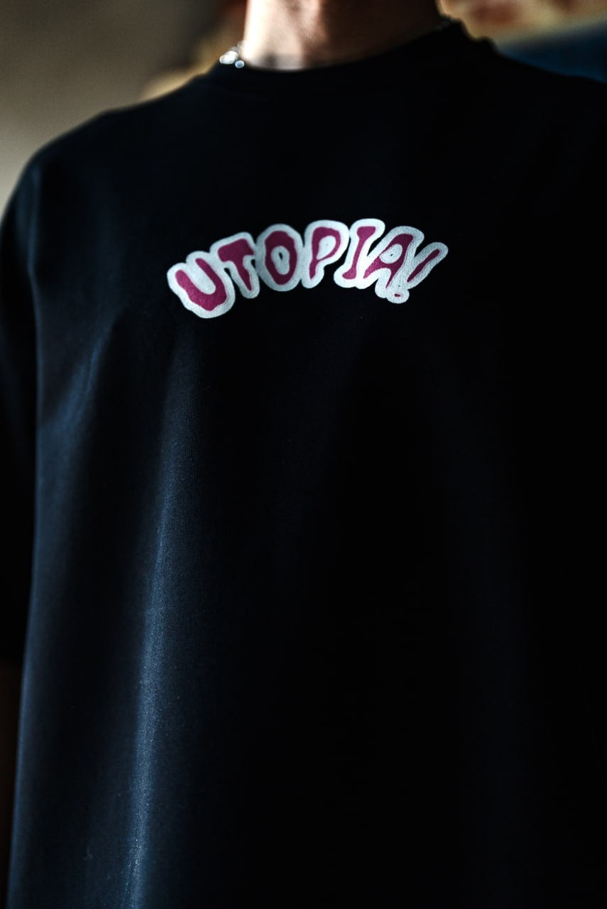 T-SHIRT UTOPIA BLACK ESCO