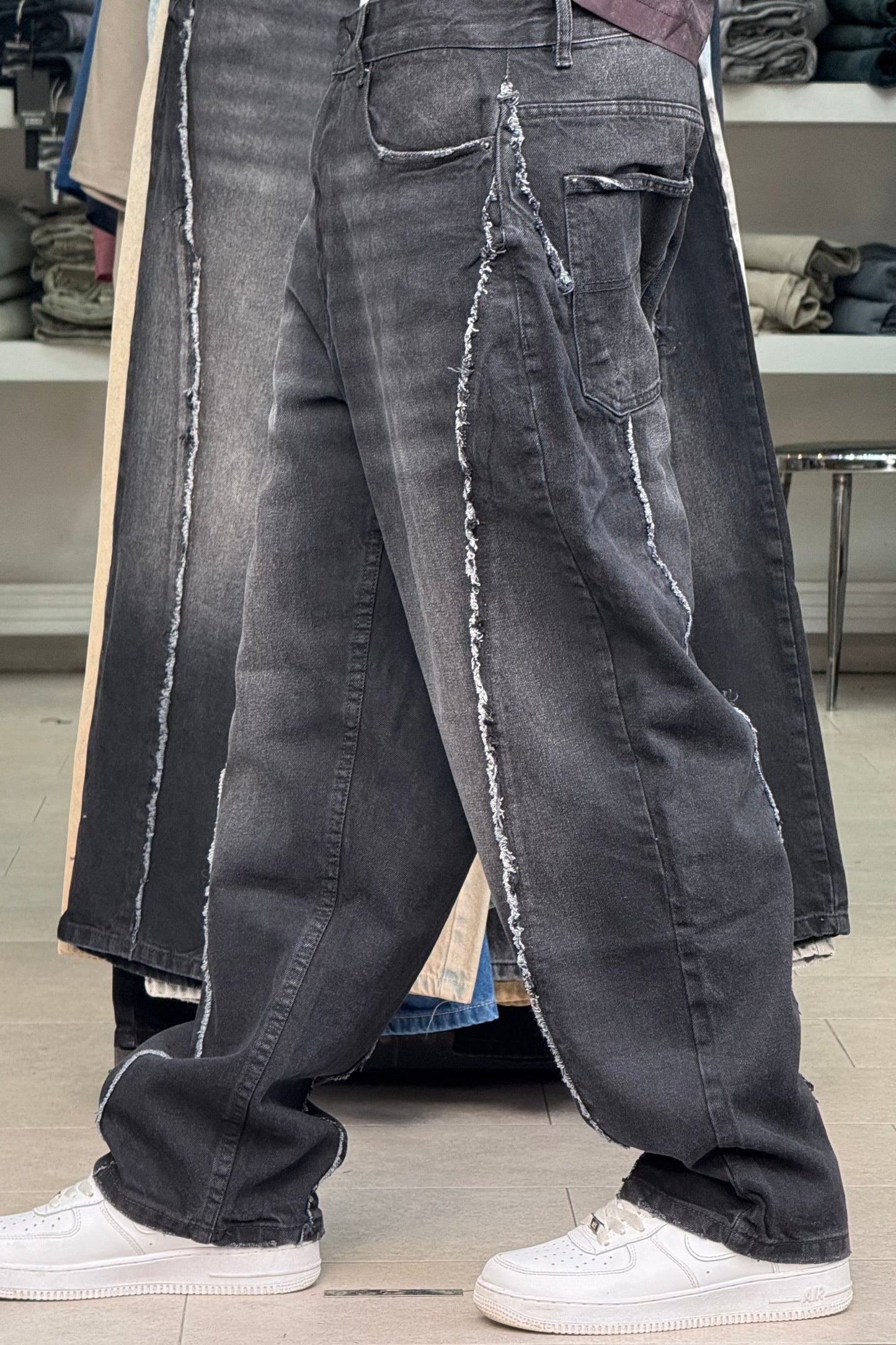 BAGGY JEANS STORM TR NOIR