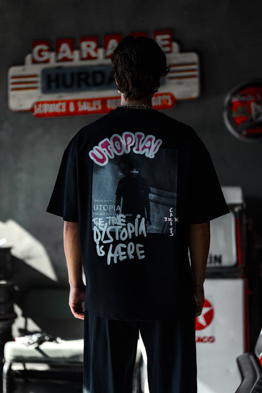 T-SHIRT UTOPIA BLACK ESCO