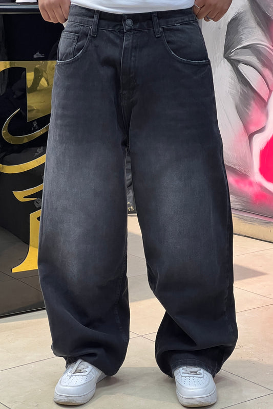 SUPPER BAGGY JEANS NOIR SK