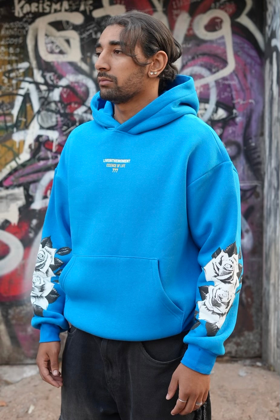 HOODIES 777 BLUE E70-036