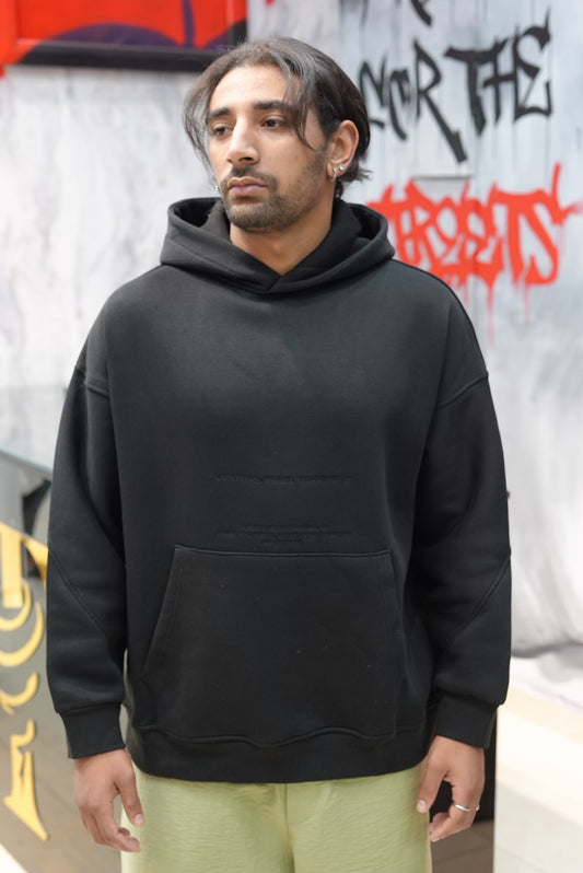 HOODIES ALWAYS A HOPE BLACK swe25018