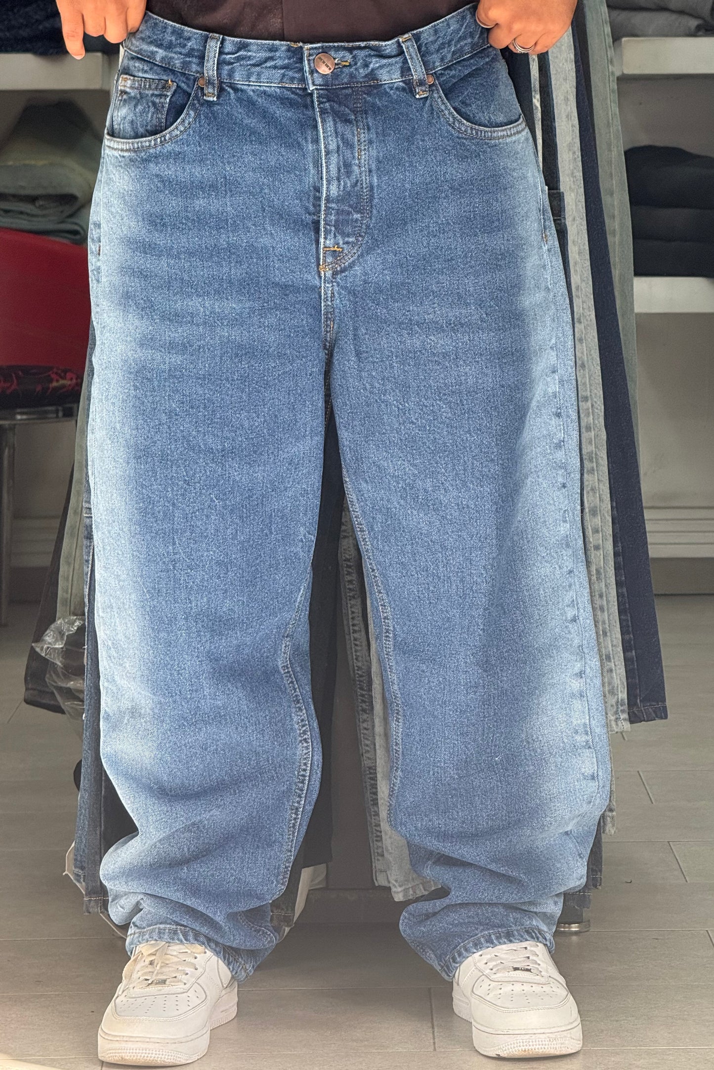 BAGGY JEANS BLEU DEGRADE 2 BI